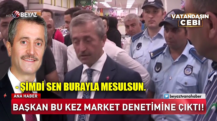 Başkan bu kez market denetimine çıktı