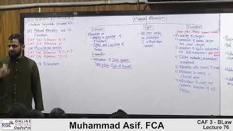 Caf 3 l Sir Asif Lecture 76