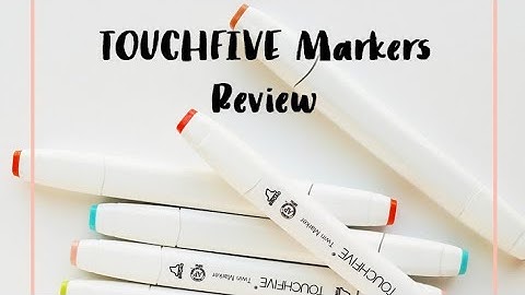 Touch five 30 Copic markers review #markerreview
