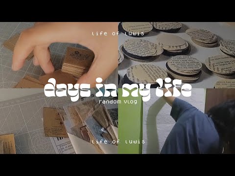 days in my life | packing orders, cleaning, organizing my desk, & more | luwis