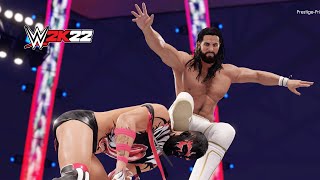WWE 2K22 - Seth Rollins CURB STOMP Compilation!!