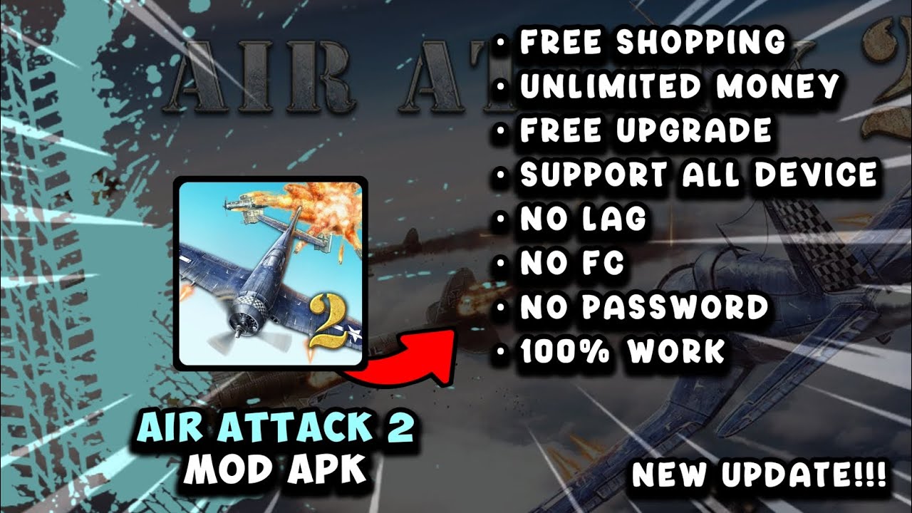 AIR ATTACK 2 MOD APK [ NO PW ] NEW