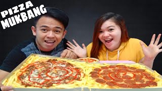 Filipino Food Mukbang | Pizza with Fries