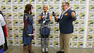Ki Ann and  Lauren in their cosplay outfits at San Diego ComicCon