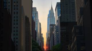 Have you ever seen Manhattanhenge in New York? 🔥☀️💥