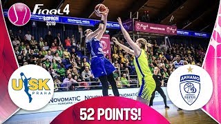 Breanna Stewart & Sonja Petrovic combine for  52 POINTS to reach the EuroLeague Women Final!