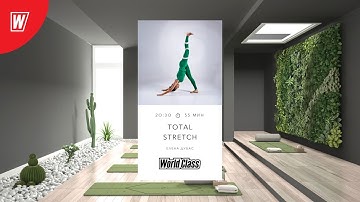 TOTAL STRETCH с Еленой Дубас  | 10 января 2023 | Онлайн-тренировки World Class