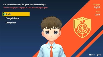 Pokemon Scarlet Character Creation