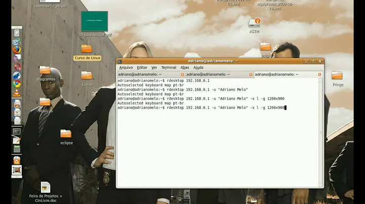 Using rdesktop to connect to windows XP using Remote Desktop Service (Ubuntu Linux)