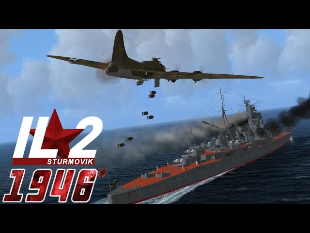 IL-2 1946: B-17s Attack Japanese Convoy class=