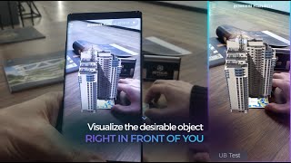 AR application for construction company UkrBud. Marker-based technology screenshot 3