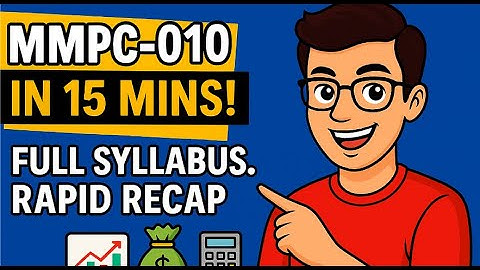 MMPC 010  🔥 Rapid Revision in 15 Mins | IGNOU MBA 2025 Exam Special | HINDI