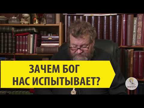 ЗАЧЕМ БОГ НАС ИСПЫТЫВАЕТ? Священник Олег Стеняев