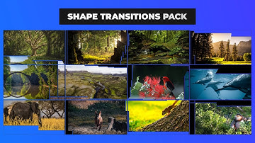 Shape Transition Pack After Effects Template | No Copyright | Transitions for Video Editing