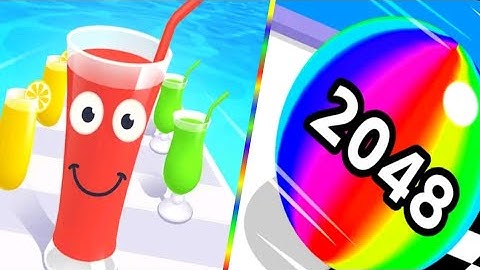 🎮Ball Run2048 vs Juice Run Levels - New Max Level Android,Ios Mobile Gameplay - Samudra Games