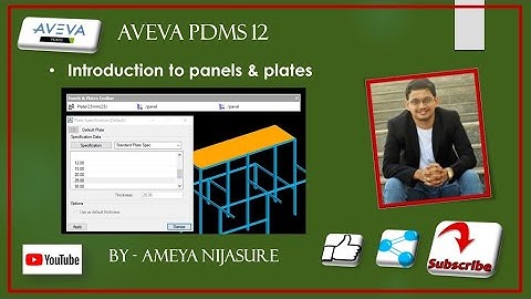 AVEVA PDMS   Structures   introduction to panels & plates