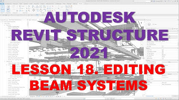 REVIT STRUCTURE 2021 - STEP BY STEP TUTORIAL 18 - EDITING BEAM SYSTEMS