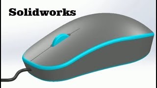 Solidworks tutorial | Mouse in solidworks | How make mouse in Solidworks | cad cam