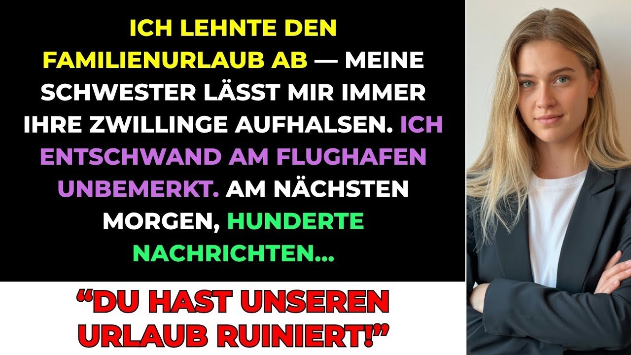 Ich stand am Flughafen, mein grauer Koffer rollte hinter mir her, und in meiner Tasche vibrierte mein Telefon ununterbrochen. Meine Familie war irgendwo im selben Terminal, bereit zum Abflug in...