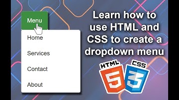 Learn How to Create a Dropdown Menu Using HTML and CSS #ASMR #CodingASMR
