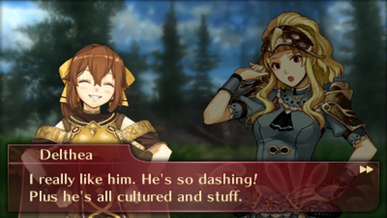 Fire Emblem Echoes: Shadows of Valentia - Delthea & Clair Support  Conversations - YouTube