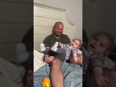 Logan tickling Zoe