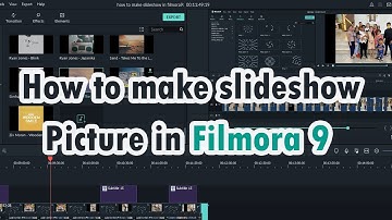 How to make slideshow picture in filmora 9 | Filmora Tutorial