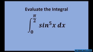 Evaluate the Integral from 0 to pi/2 sin^5 x dx with U Substitution. Example 4