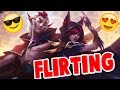 RAKAN and XAYAH FLIRTING with each other !!! and VOICE INTERACTIONS | #LeagueOfLegends