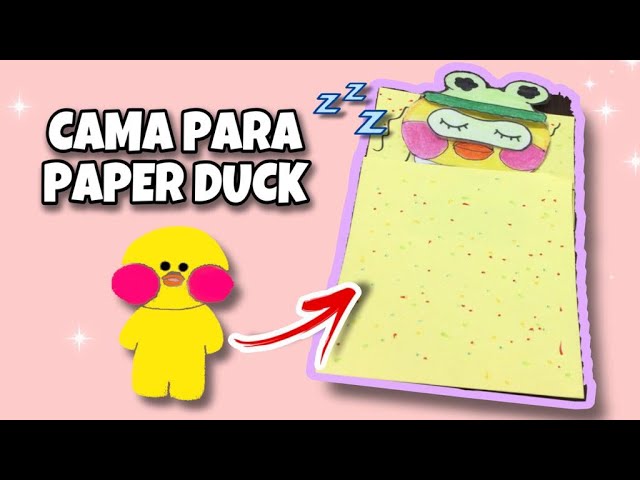 Cama para Paper Duck do TikTok #paperduck 