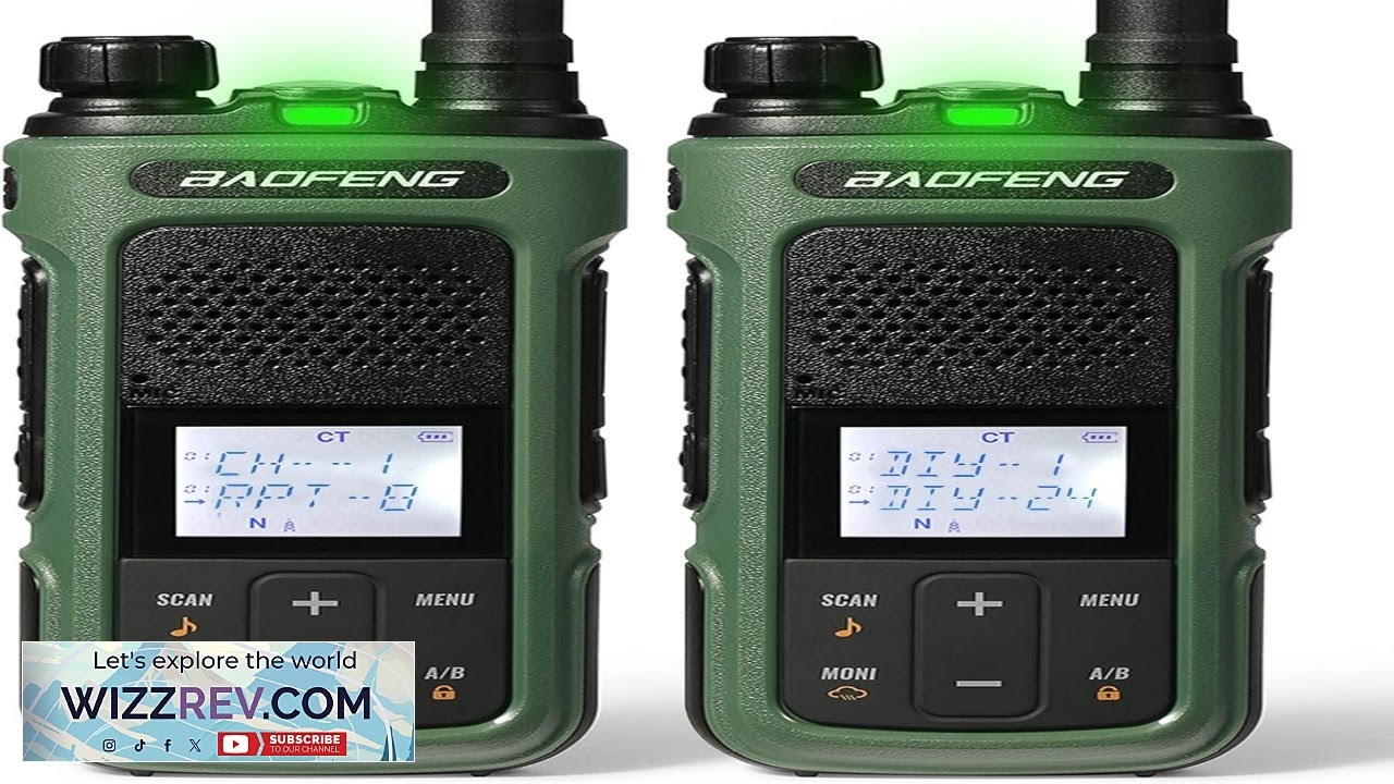 Baofeng G11S GMRS Radio Handheld Rechargeable Walkie Talkies Long Range NOAA 2