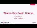 Wialon Dev Basic Course | Episode #1 – Part 1