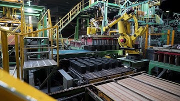 Robot Stacking Machine for Brick Plant