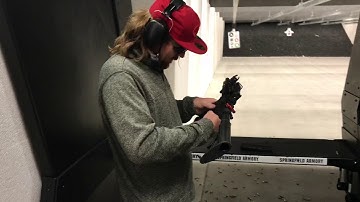 Franklin armory binary trigger system shoots 30 rounds in less than 3 seconds