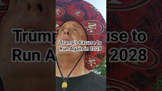 Stolen 2020 Election is Trump's Excuse to Run Again in 2028 #trump #politics #2020election #shorts