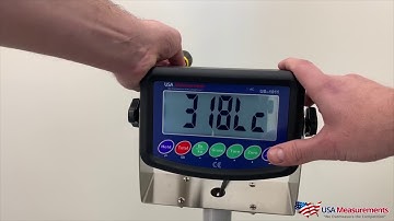 How to change from KG to LB on US 1011 Indicator