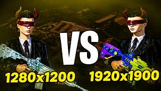 Which Resolution Is Best  In Gameloop ?🔥|1280x1200 VS 1920x1900 | PUBG (emulator).