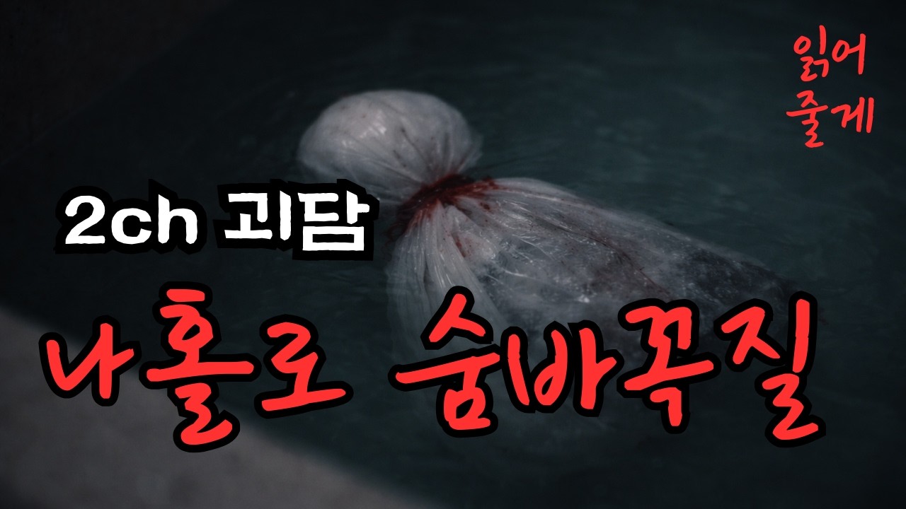 [공포라디오] 나홀로 숨바꼭질 l 2ch 괴담ㅣ읽어줄게ㅣ배우의 라디오ㅣ무서운이야기