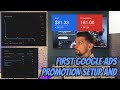 Fightback Arcade. First Google Ads promotion setup and results