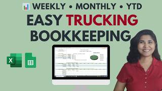 Easy Trucking Bookkeeping Spreadsheet | Track Fleet, Drivers & Profit (Excel & Google Sheets)