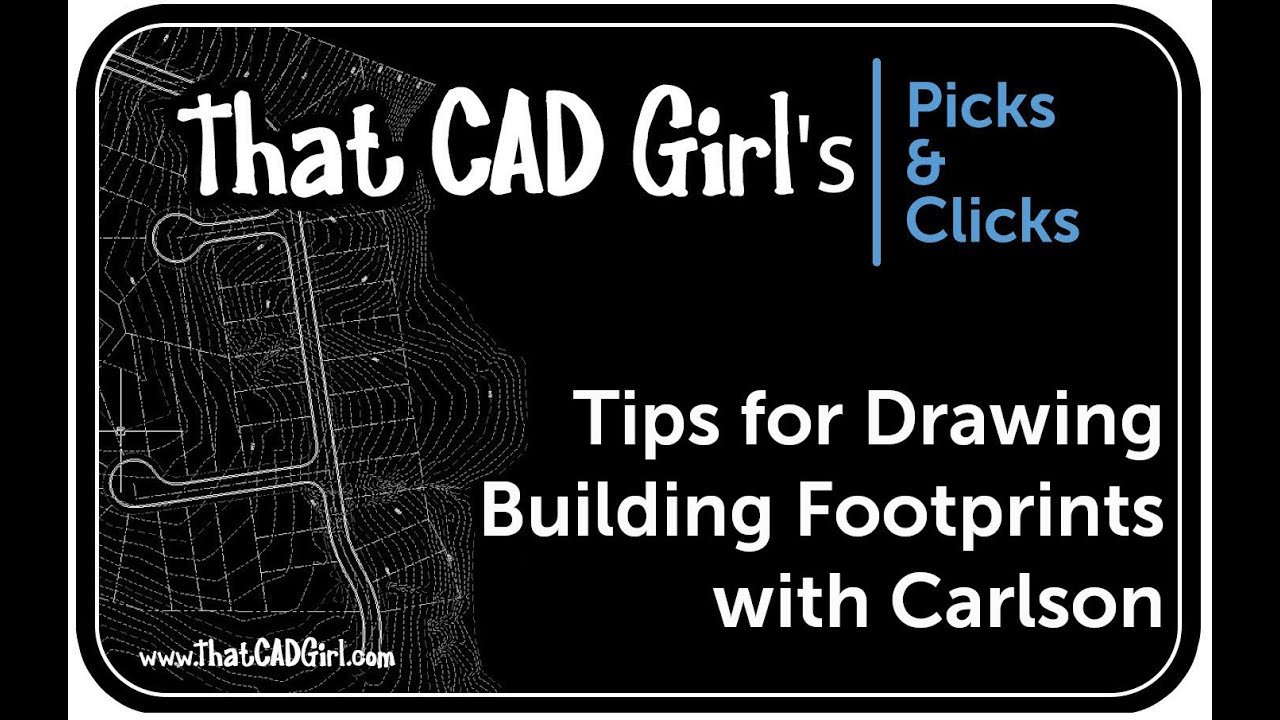 Tips for Drawing Building Footprints with Carlson Software