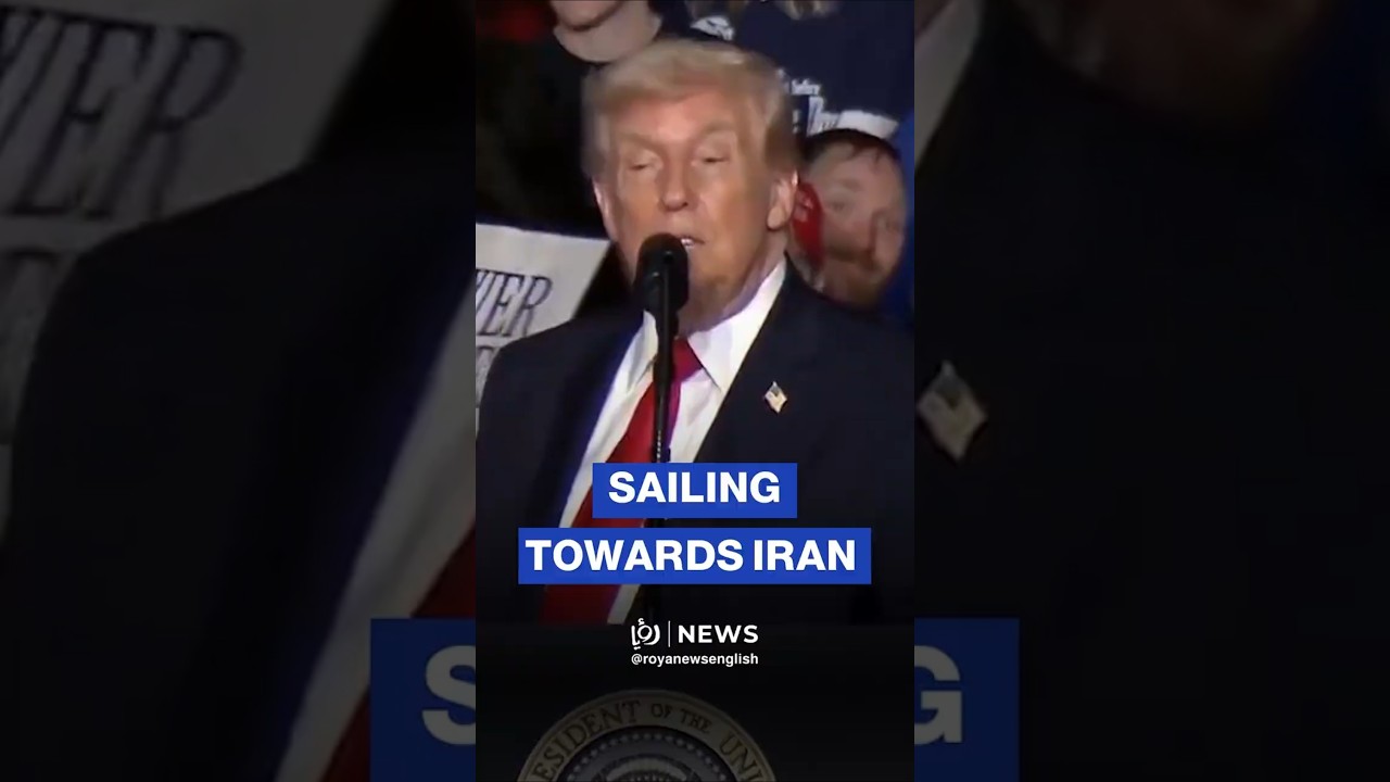 Trump warns: “Another beautiful armada” sailing towards Iran right now