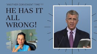 Another Convenient Time??? He Has it ALL Wrong! #JehovahsWitness, #exjw, #Watchtower, #jworg,