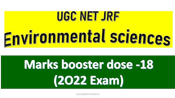 best numericals for UGC NET JRF ENVIRONMENT SCIENCES| envirocademy| environment science net jrf