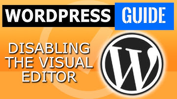 enable wordpress html editor in WordPress for your user profile and how to disable it - guide