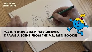 Drawing a Mr. Men book with Adam Hargreaves