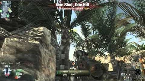 Black Ops: L96A1 QuickScoping Montage Firing Range TDM
