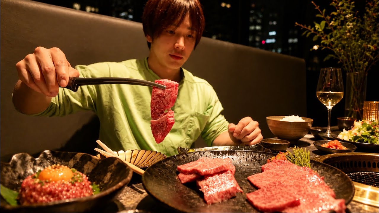 【孤独のグルメ風】新宿のど真ん中にある絶対入らなそうな焼肉が過去一美味い予感・・