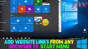 How to Add Website Links from Any Browser to Windows 10 Start Menu