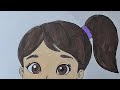 🤔How to draw a cute girl| girl drawing easy for bigginners.